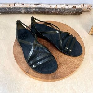 Crocs | Isabella Strappy Sandals in Black Size 8